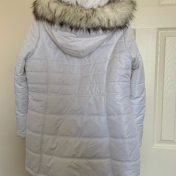 Susan Graver water proof puffer jacket with removable hood size L - Picture 2 of 12